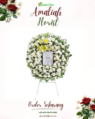 Krans Bunga Duka Cita di Kalibombong