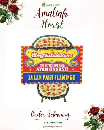 Bunga Papan Congratulation di Kalibombong